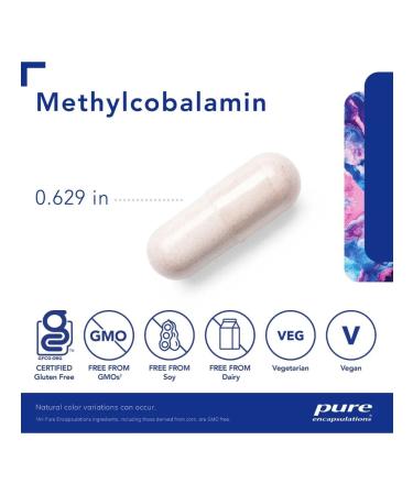 Pure Encapsulations Methylcobalamin vitamin B 12 1000 mcg 60 capsules - Buy Online on GoSupps.com