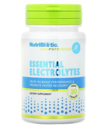 NutriBiotic Performance indispensable electrolytes 30 plant capsules