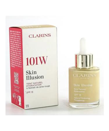 Clarins Tonal cream with a light coating Skin Illusion Tone 101W - Buy Online on GoSupps.com