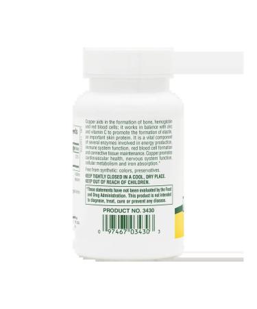 Natures Plus Copper 3 mg 90 tablets - Buy Online on GoSupps.com