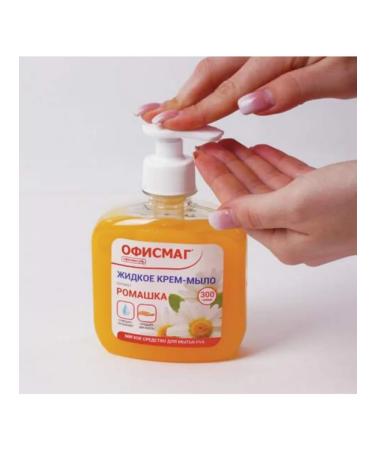 Officemag Liquid soap-cream 300 g "chamomile" dispenser 12 pcs - Buy Online on GoSupps.com