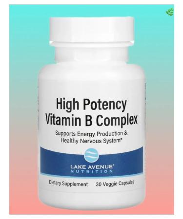Lake Avenue Nutrition Complex of B vitamins 30 capsules
