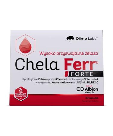 Olimp Sport Nutrition Chela-Ferr Forte 30 Caps - Buy Online on GoSupps.com