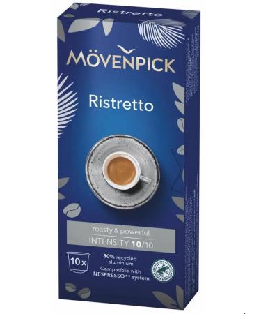 Movenpick Coffee in Ristretto Espresso capsules 10 capsules - Buy Online on GoSupps.com