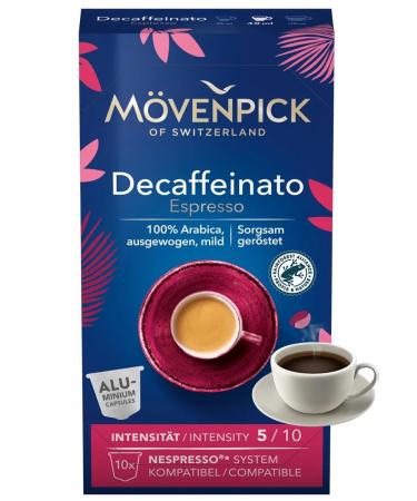 Movenpick Coffee in decaffeinato capsules 10 capsules