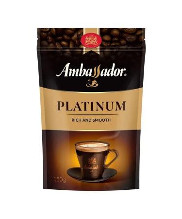 Soluble coffee Ambassador "Platinum" 150 g - Buy Online on GoSupps.com