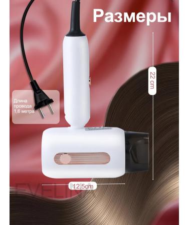 EVELINA Professional hair dryer hair dryer with nozzle - Buy Online on GoSupps.com