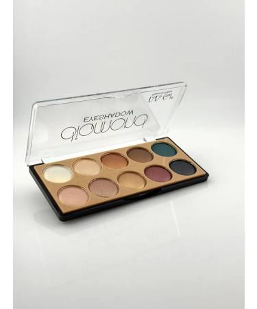 KJO309 Palette shadows for eyelids 10 shades for eye makeup - Buy Online on GoSupps.com
