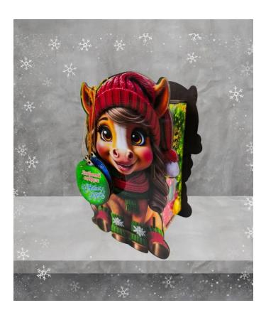 Woodenteka Black tea in a "Dark Horse" box with a tag "To my beloved mother" - Buy Online on GoSupps.com
