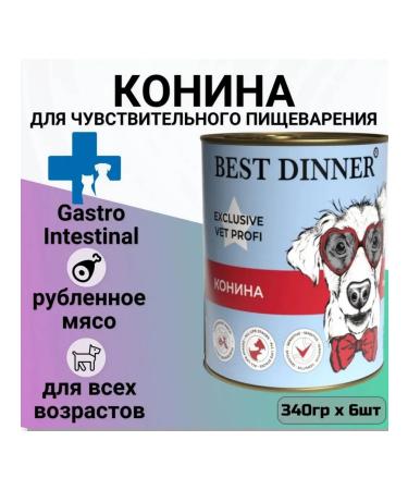 BestDinner Vet Profi Gastr Intestinal Dog canned connina 340g*6pcs