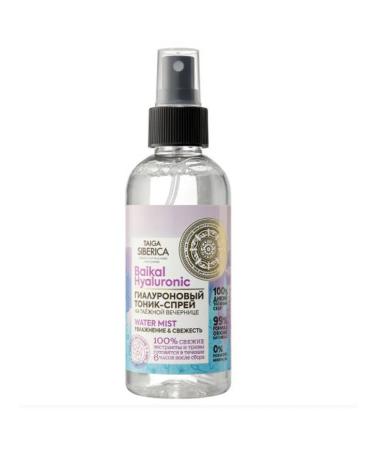 Natura Siberica Hyaluronic tonic spray moisturizing and freshness 170 ml