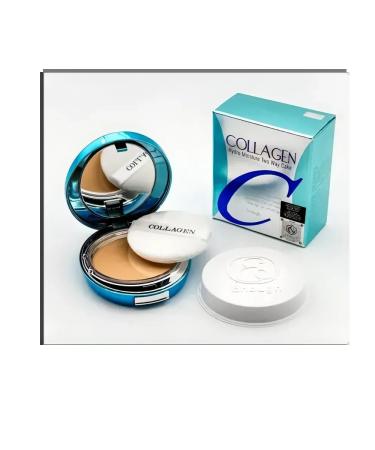 BahZara Compact powder with collagen for fresh and even tone - Buy Online on GoSupps.com