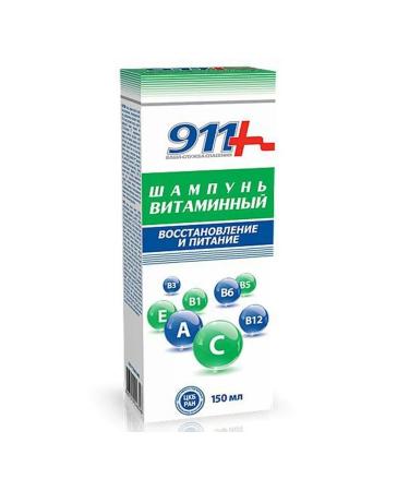 911 Vitamin shampoo for restoration and nutrition of hair 15 ...