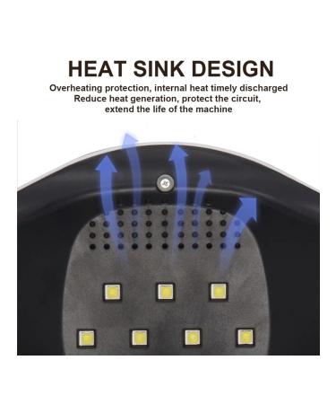 UV LED nail lamp 300W 72LED TIMER 10 30 60 99C - Buy Online on GoSupps.com