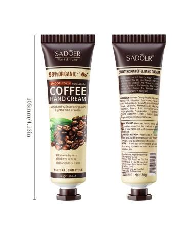 SADOER Hand cream with the smell of coffee 30 g - Buy Online on GoSupps.com