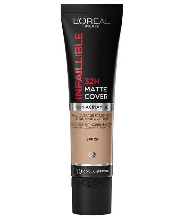 L'OREAL PARIS Tonal cream 32H ultramatting SPF 25 tone 110 30 ml