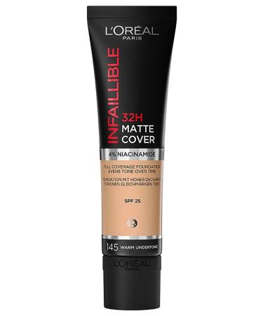 L'OREAL PARIS Tonal cream 32H ultramatting SPF 25 tone 145 30 ml