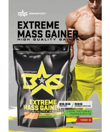 Binasport Extreme Mass Gainer 1000 g with cherry taste - Buy Online on GoSupps.com