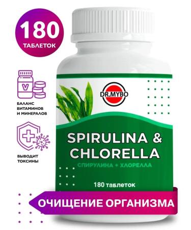DRMYBO Spirulin and Chlorella in tablets 180 pcs