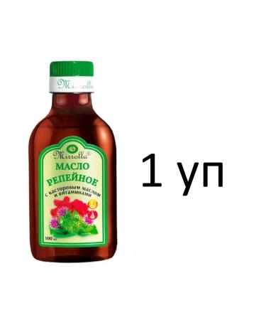 mirrolla Burdock oil with castor vitamins A and E 100 ml 1 un