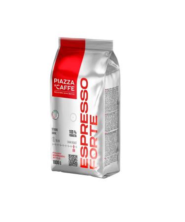 Piazza del Caffe Espresso Forte coffee in grains 1 kg - Buy Online on GoSupps.com