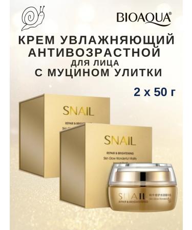 Gangga Facial cream with snail mucin Snail Cream 2x50 g