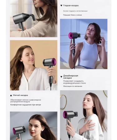 Feng for a professional hair with 5 nozzles and ionization - Buy Online on GoSupps.com