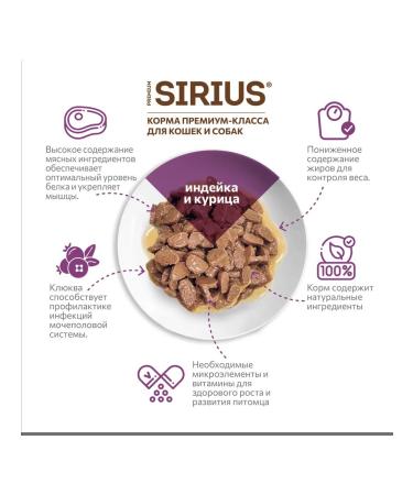SIRIUS Spiders for sterilized cats turkey and chicken 85 g - Buy Online on GoSupps.com