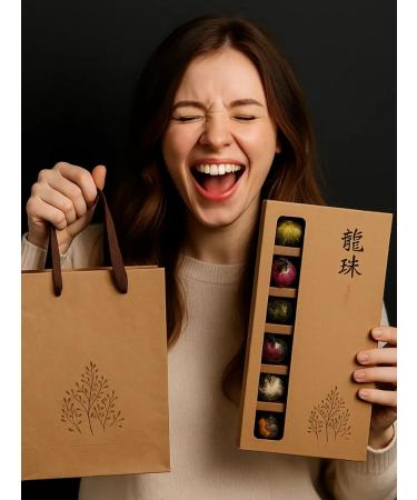 Tea box Shen Puer Assorted with flowers in gift packaging - Buy Online on GoSupps.com