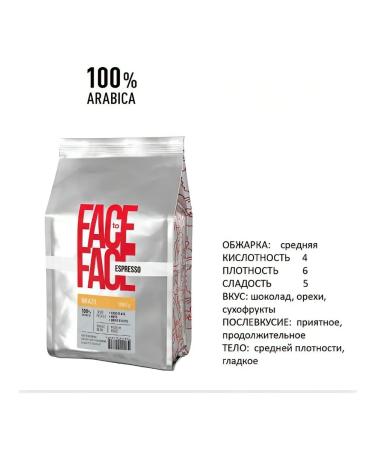 Coffee in grains FASE To FASE Brazil 1 kg - Buy Online on GoSupps.com
