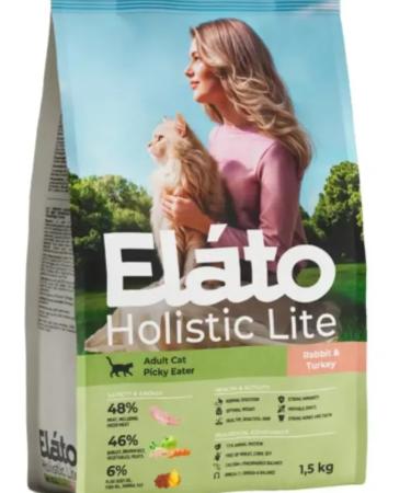 Elato Holistic Elato adult cat food with rabbit and turkey 1.5 kg