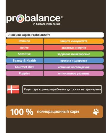 ProBalance Dry food for miniature dogs for immunity bird 4 kg - Buy Online on GoSupps.com