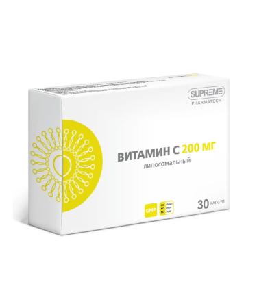 Supreme Pharmatech Liposomal vitamin C 200 mg 30 pcs