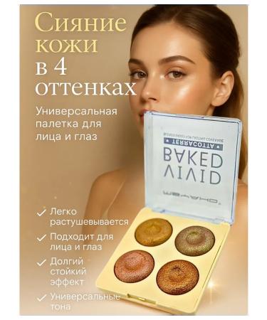 PNA Palette of highlighters with a radiance for face make