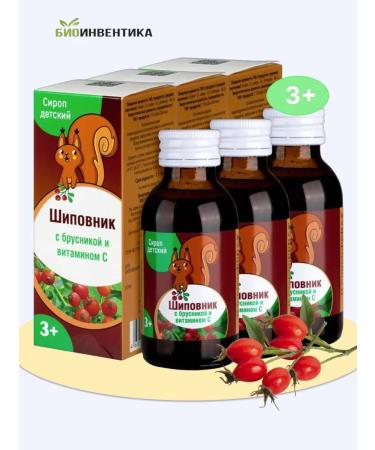 Bioinventica Syrup rose hips children 100 ml 3 boots