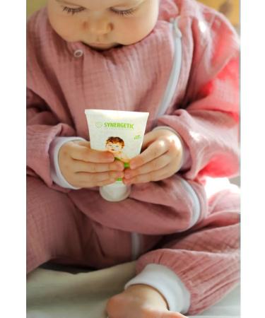 SYNERGETIC Children's toothpaste strengthening for children 0-3 years old 50 g - Buy Online on GoSupps.com