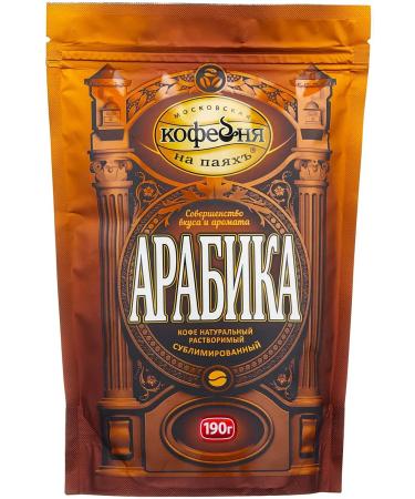Moscow Coffee Shop on Shares Coffee soluble arabica 190 g