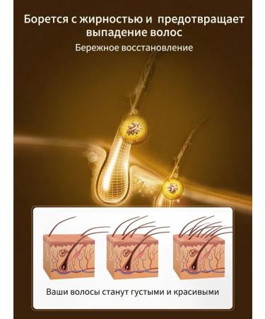 LYDIMOON Shampoo from hair loss for growth 300ml*3 - Buy Online on GoSupps.com