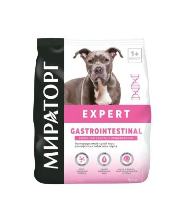 Miratorg Dry feed of dogs of all breeds care for digestion 1.5 kg - Buy Online on GoSupps.com