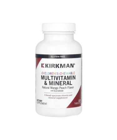 Kirkman Labs Chewing multivitamins for children 120 tablets