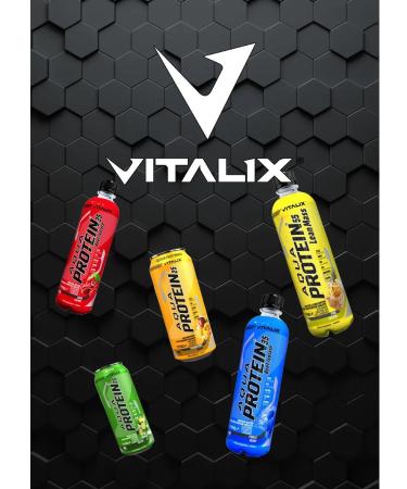 VITALIX Drink Aqua Protein 55 Sour Cherry 500ml x 12pcs - Buy Online on GoSupps.com