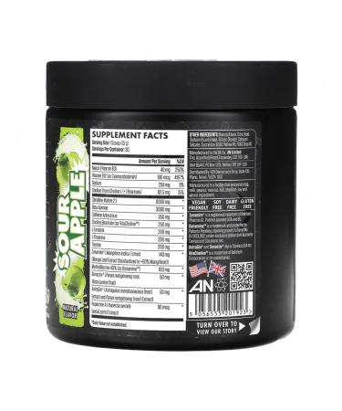 APPLIED NUTRITION ABE Sour Apple 375 g. - Buy Online on GoSupps.com