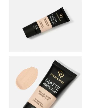 Golden Rose Matte Perfection Foundation 02 Cool SPF 15 - Buy Online on GoSupps.com