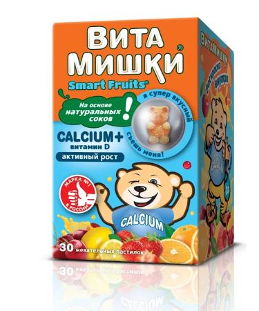 Vitamin Bears Calcium+vitamin D 30 pcs. Chewing pastries