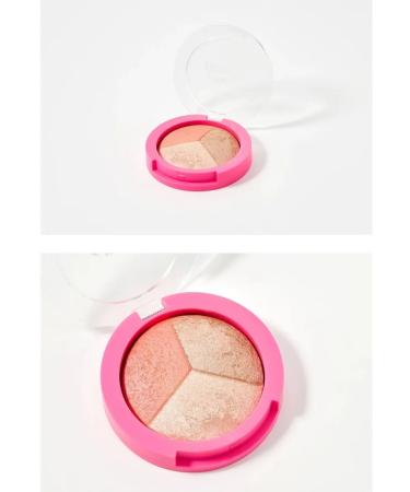 GOLDEN ROSE Miss Beauty Glow Baked Trio Blush and Highlighter - Buy Online on GoSupps.com