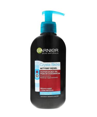 Garnier Washing gel with active coal Pure Skin - Buy Online on GoSupps.com