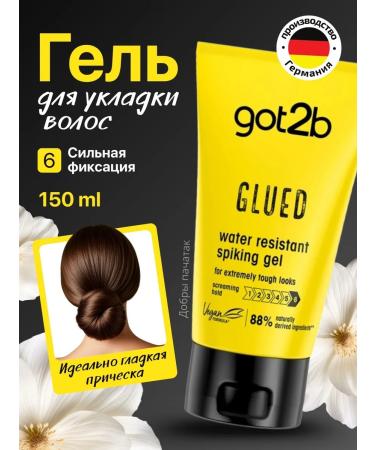 Got2b Glood hair styling gel steel grip