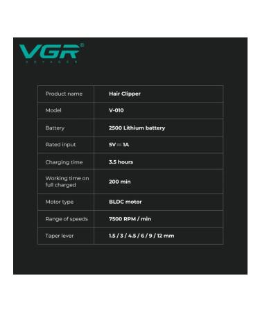 Hair cutting machine V-010 - Buy Online on GoSupps.com