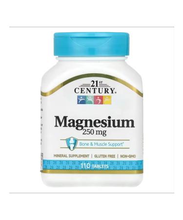 21st Century HealthCare Inc Magnesium 250 mg (Magnesium)