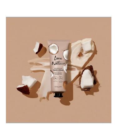 Oriflame Nutrient hand cream with coconut oil Love Nature 75 ml - Buy Online on GoSupps.com